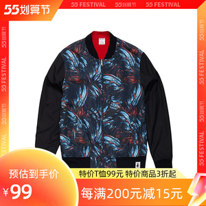 [特价]converse匡威 两面穿鸡年印花夹克 10003770-a01