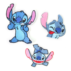 卡通动漫史迪仔刺绣图案贴衣服修补洞diy服装装饰辅料补丁贴布贴