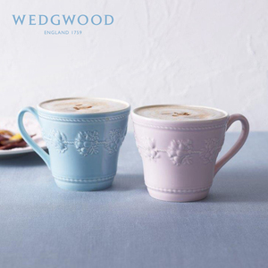 WEDGWOOD威基伍德欢愉假日马克杯咖啡杯情侣陶瓷对杯欧式茶杯水杯