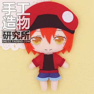 工作细胞 红细胞 红血球 周边挂件q版同人玩偶材料包