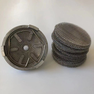 单向气动隔膜泵耐腐蚀加厚圆形不锈钢过滤网油墨过滤密网进料网片