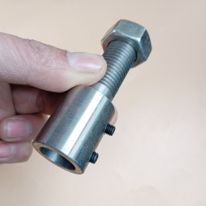 16毫米内孔电机轴连接杆反牙套接杆马达轴套加长杆固定小砂轮锯片