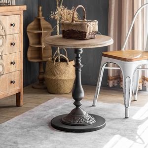 00我素小远淘宝北欧简约个性小圆桌客厅沙发边几卧室床头桌子装饰