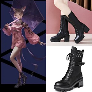 王者荣耀cos衣服公孙离无限星赏官阿离套装cosply鞋子靴子