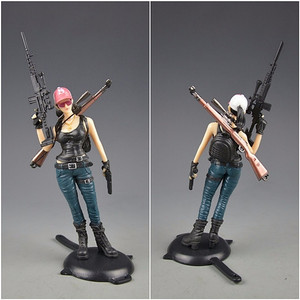 绝地周边游戏吃鸡手办盒装玩具摆件人偶兵人蛋糕模型女信仰服