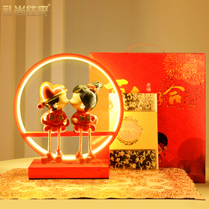 结婚礼物送新人新娘闺蜜姐妹老婆高档实用送女友中国风订婚摆件