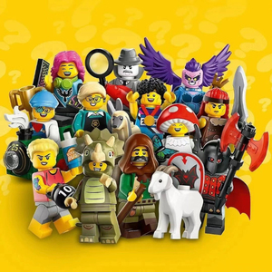 LEGO乐高积木71045人仔抽抽乐第25季一套12个 蝙蝠骑士三角龙山羊