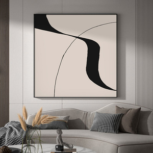 00六派旗舰店天猫现代意式轻奢玄关装饰画简约客厅落地画抽象立体