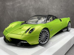 autoart 1:18 花雅 帕加尼 huayra bc 绿色 敞篷 汽车模型 超跑