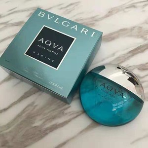 bvlgari宝格丽aqva活力海洋水能量海蓝男士淡香水50 100ml简装