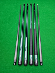 现货 全新美洲豹p3绿色光把和皮把款式黑科技前节大头九球台球杆