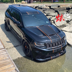 jeep指挥官车贴拉花大切诺基贴纸自由光指南者引擎盖改装平衡线