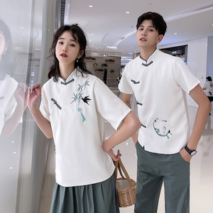 夏季古风特色中学生校园演出班服高三毕业季汉元素中国风校服套装