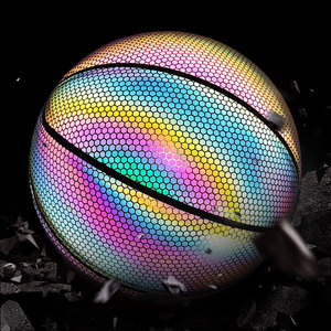 发光篮球反光夜光酷炫7号蓝球科比室外耐磨防滑手感网红定制礼物