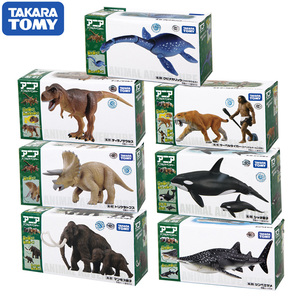 日本tomy多美卡儿童仿真野生动物剑齿虎模型玩具恐龙蜿龙剑龙暴龙