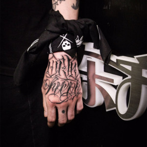 纹身贴防水持久男女原创手背花体英文网红潮人可遮疤痕 满9元包邮