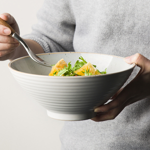 创意日式味千拉面碗中式家用菜碗陶瓷面碗汤碗斗笠碗餐厅牛肉面碗