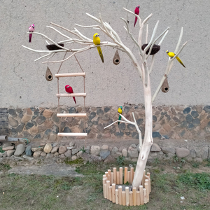 002人付款淘宝原木色树干去皮枯树干枝纯手工定制简约创意枯树造型