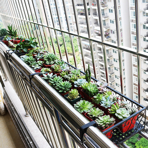 欧式铁艺阳台栏杆花架