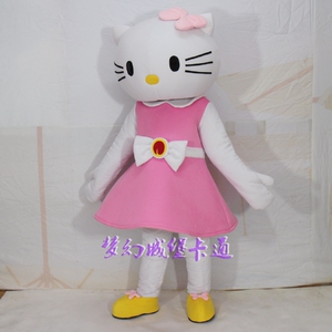凯蒂猫卡通人偶服装kitty猫公仔动漫吉祥物定做人穿玩偶头套玩偶