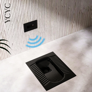 ycyc隐藏式感应蹲便器蹲坑式嵌入式存水弯陶瓷直冲式前后排水