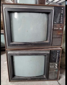 索尼cvm_1850ch彩色电视机 老物件 古董橱窗装饰影视道具影楼摆件