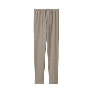 无印良品 muji 女式 弹力罗纹 十分长收腿裤