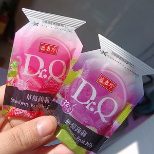 盛香珍蒟蒻果冻台湾Dr.Q罐装葡萄草莓双味可吸果冻儿童夏季零食品