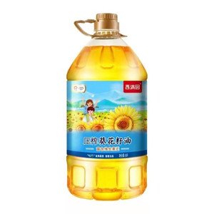 香满园葵花籽油5l 葵花油瓜子油物理压榨 食用油葵瓜子油食油家用