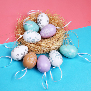 彩蛋diy儿童手工制作 复活节彩色鸡蛋壳盒装仿真手绘画画涂鸦涂色