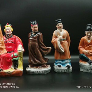 景德镇收藏1斤酒瓶一套108梁山好汉人物酒瓶 手工雕塑一百零八将