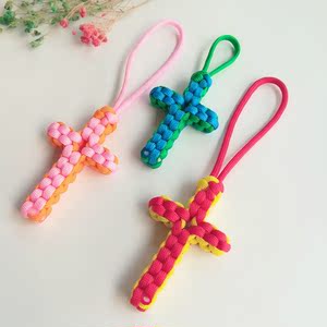 十字架挂饰编织绳