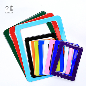 磁性硅胶相框5寸6免打孔挂墙7画框证书照相片a4装裱贴墙pvc磁吸10