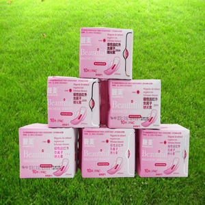 靓美卫生巾负离子远红外独立包装抗过敏透气超薄吸水性强