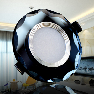 筒灯射灯led天花灯嵌入式家用3w5客厅牛眼灯孔灯三色变光桶灯黑色