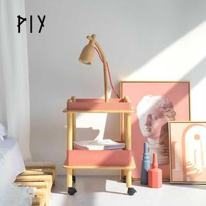 PIY边几可移动餐边柜北欧桌小茶几角几多功能创意茶几收纳边角柜