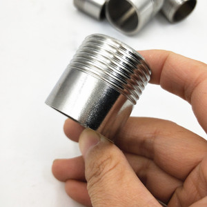 不锈钢单头丝焊接外丝外牙螺纹接头15 20 25 32 40 50 65 80 100