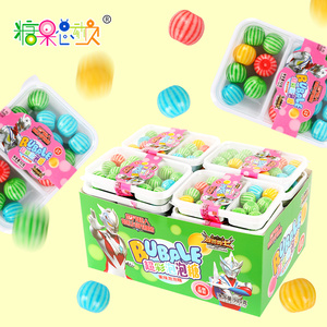 奥特曼超人西瓜泡泡糖儿童创意糖果零食小朋友分享超市供货