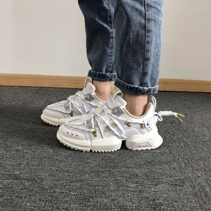 李宁纽约时装周盘古樱花白金时尚低帮透气防滑男子运动鞋aglq183