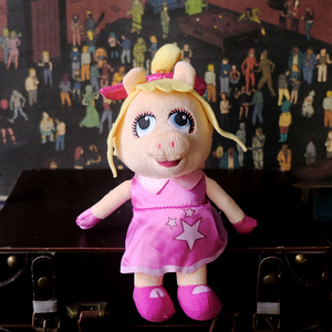 正版散货 迪s尼 芝麻街 布偶秀大电影 猪小姐 baby版小公仔20厘米