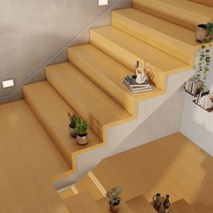 实木楼梯踏步板加工木踏板踏步台阶木板楼梯步级板木质台阶橡胶木