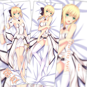包邮fate staynight fgo saber 吾王 动漫 等身抱枕套
