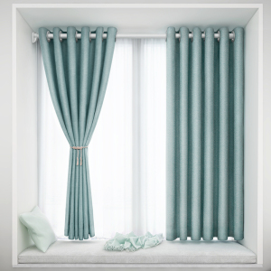 小窗户窗帘免打孔遮光