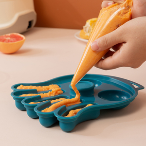 硅胶辅食模具宝宝香肠肉肠工具盒做儿童蒸糕的耐高温蛋糕可蒸磨具