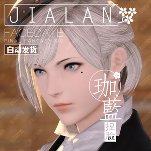 【珈蓝】最终幻想14 ff14捏脸数据脸型 人族人类人女平原女 丁宁