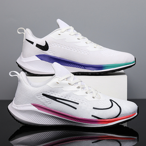 耐克飞织男鞋夏季网面透气休闲运动鞋防臭跑步旅游中考体育生跑鞋