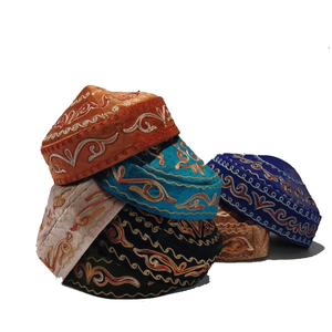 哈萨克帽子男式帽舞蹈表演花帽成人帽新疆舞蹈帽子民族男士刺绣