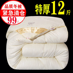 特价被子丝棉被加厚保暖冬被芯冬季春秋被双人1.5/1.8*2.0米10斤