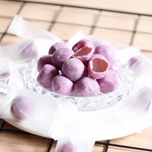 紫薯奶球软糯红薯夹心小奶球独立包装软糖不甜腻q弹有嚼劲零食