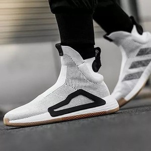 正品代购阿迪达斯 adidas n3xt l3v3l 无鞋带袜套式男子篮球鞋